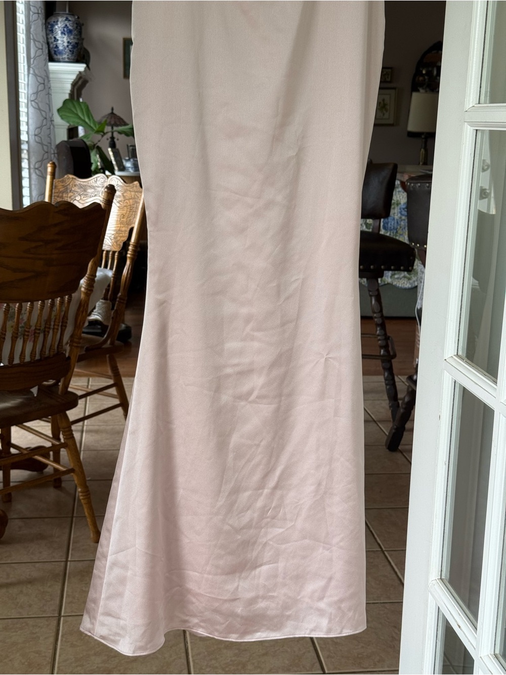 House of CB Blush Pink Strapless Slip Gown - Picture 3 of 6